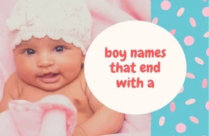 100 Boy names that end with a