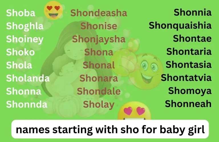 Names Start with Sho for Baby girl