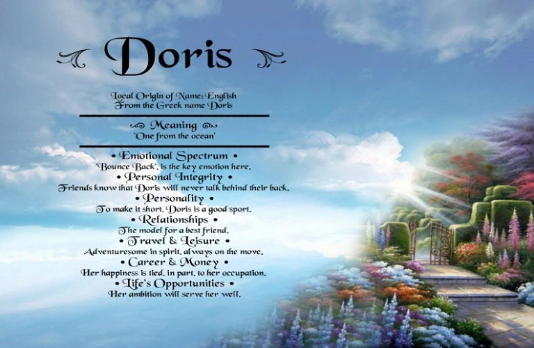 Doris name meaning, origin & Personality